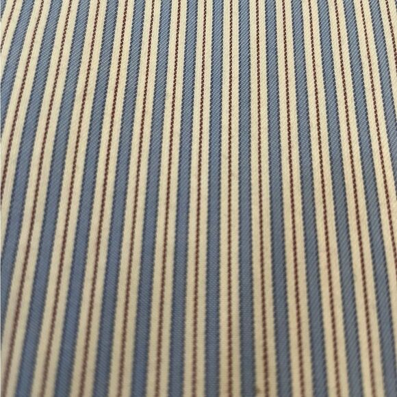 Brooks Brothers Regent Button Down Shirt Non Iron Red White Blue Stripes Mens 18 - Picture 5 of 10